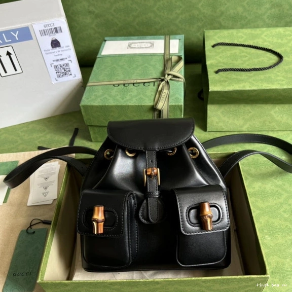 Firstbag ru backpack GUCCI small Bamboo 0818